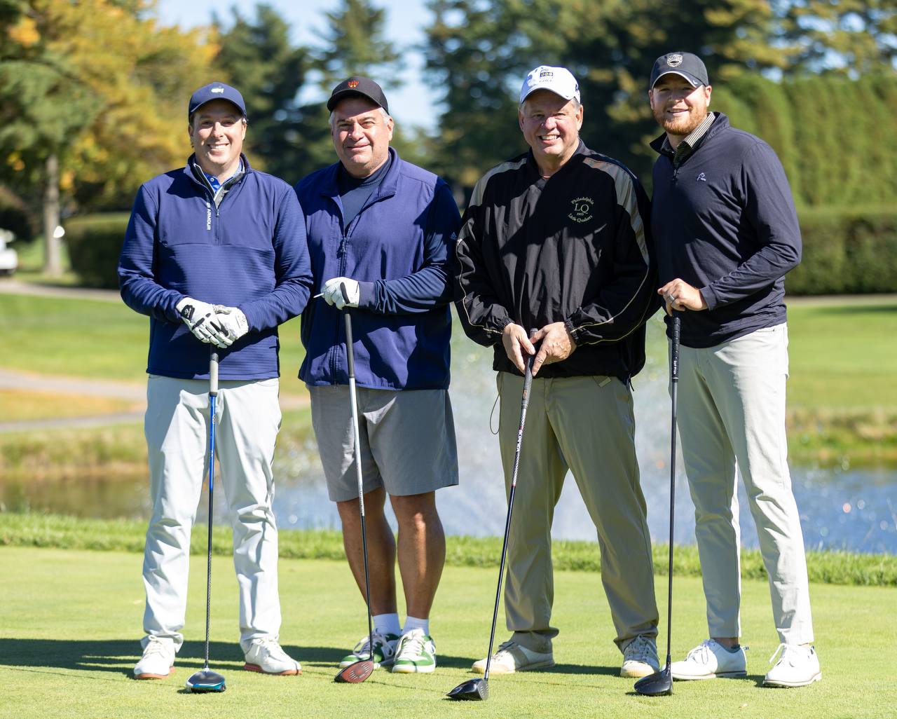A foursome on the tee at Bluestone Country Club
